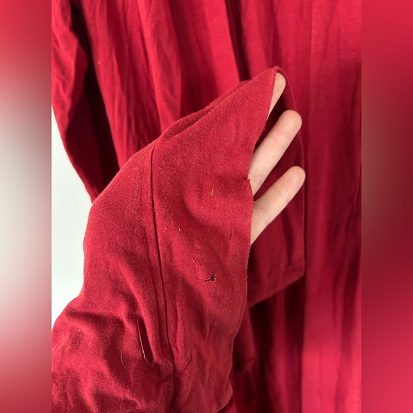 SMASH + TESS ARDEN BELTED DRESS | BURGANDY Size Small - Picture 7 of 9